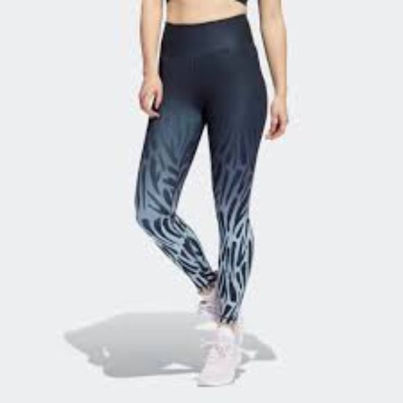 NWT Adidas Optime Fierce Leggings - Black XL - Picture 1 of 3